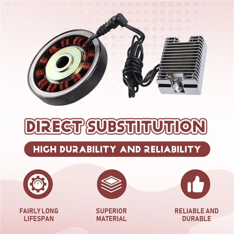 32 Amp Charging System Rotor Stator Regulator Kit 29985-87 For Bigtwin 1970-1999-L94A