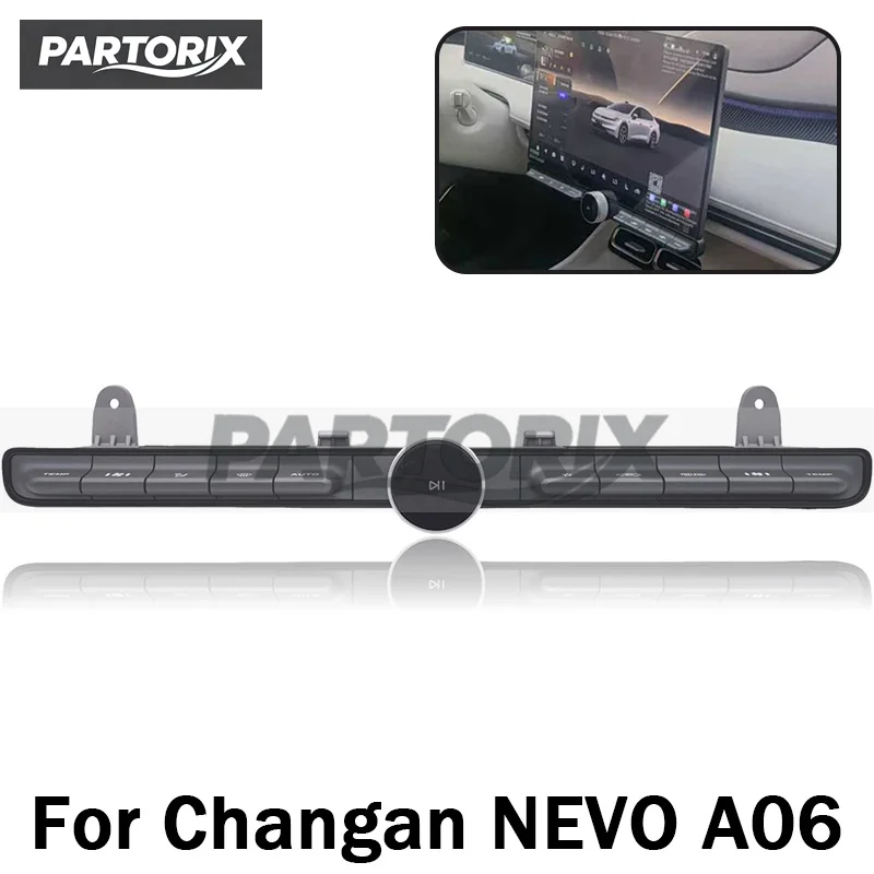 Central Control Physical Buttons For Changan NEVO A06  Upgrade Air Conditioning Switch Display Screen External Button