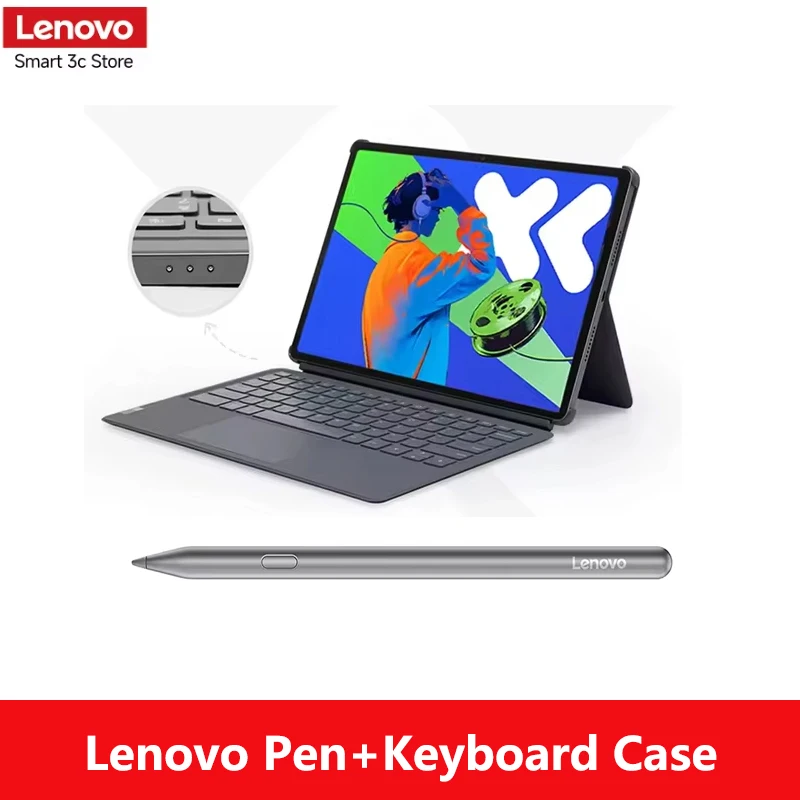 Lenovo Xiaoxin Pad Pro 2025 12.7 Keyboard Case with Pen Slot