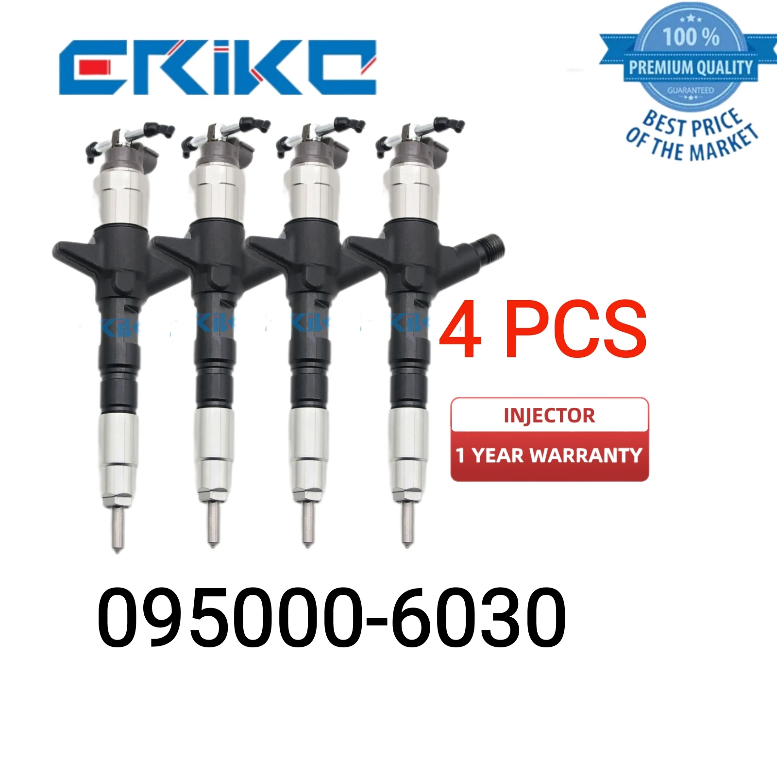 

4 PCS 095000-603# Auto Engine Fuel Injector 33800-87000 Nozzle Injector 095000-6030 for Hyundai