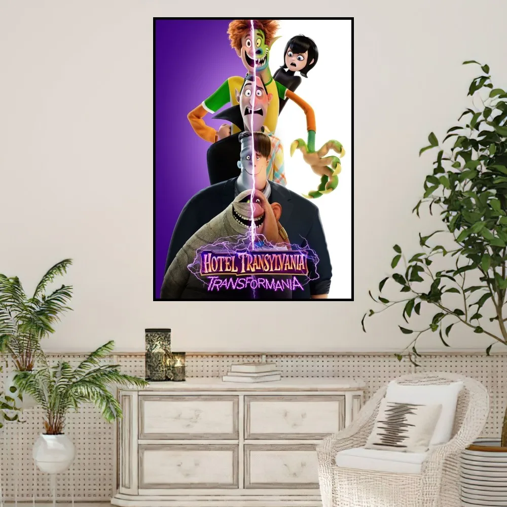 Hotel Transylvania T-Transformania Poster Prints Wall Sticker Painting Bedroom Living Room Decoration Office Home Self Adhesive