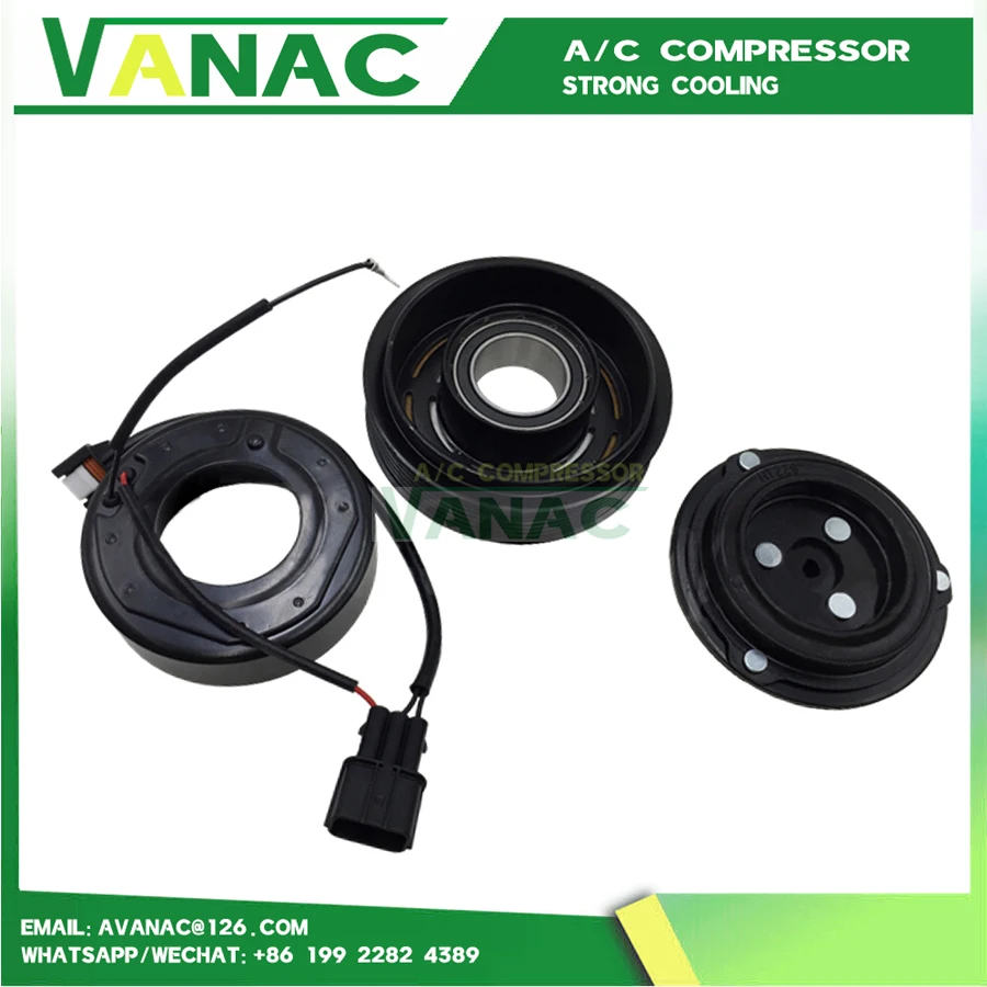 

AC Compressor Clutch Pulley for Hyundai ELANTRA VI KIA CERATO III SOUL II PS 2.0 97701A5100 97701F2100 F500HFCDB05 F500HFCDB11