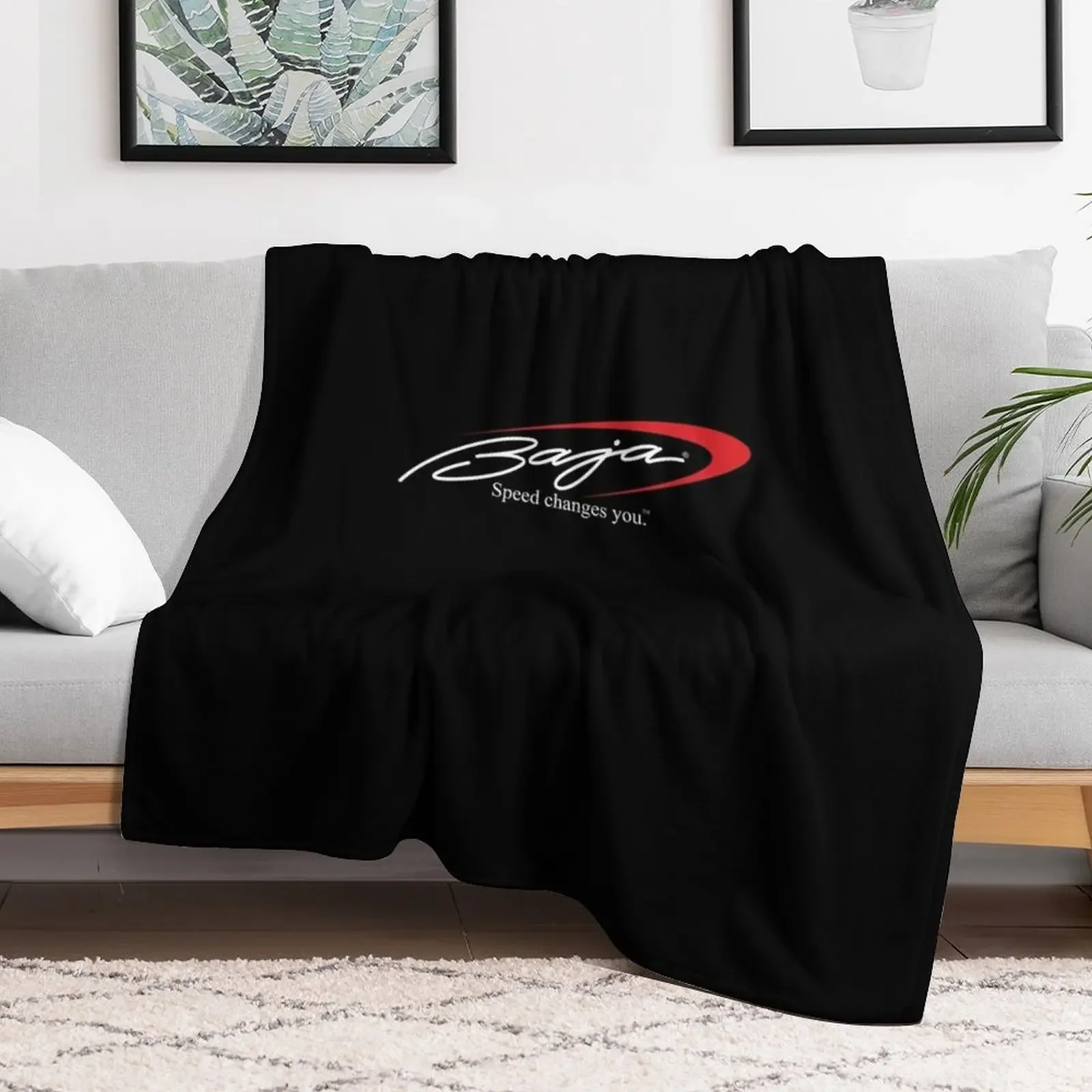 Baja Power Boats Throw Blanket Stylish Decor Blanket Gift for Friends Roommate