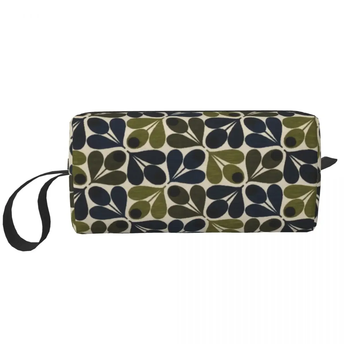 Orla Kiely Scandinavian Flower Cosmetic Bag Women Kawaii Mid Century Abstract Makeup Case Beauty Storage Toiletry Bags