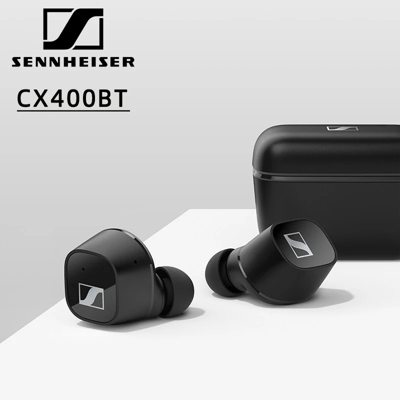 Оригинальные беспроводные наушники Sennheiser CX 400BT, Bluetooth, Hi-Fi, стерео, глубокий бас, шумоизоляция, спортивные наушники, сенсорное управление