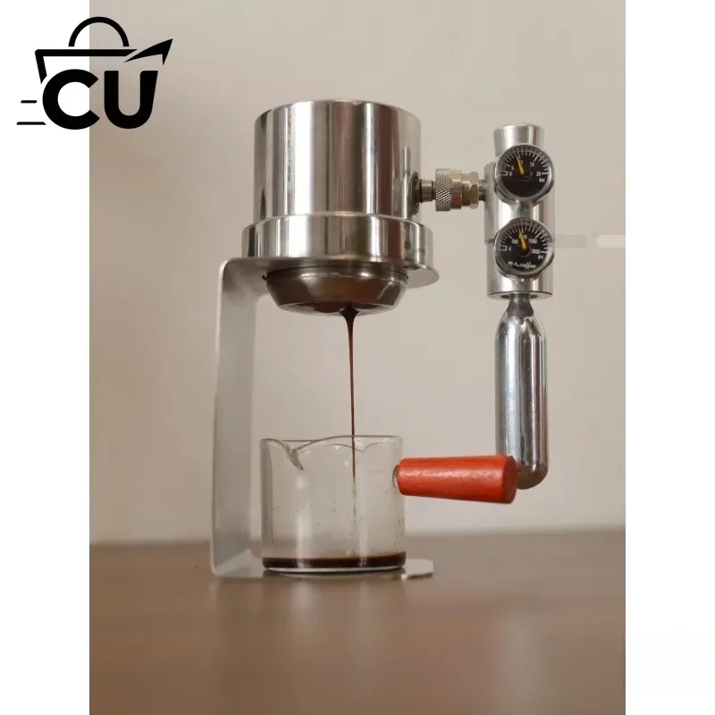304 Stainless Steel Micro-Flaw Pneumatic Espresso Machine 9bar High Pressure Extraction Coffee Maker