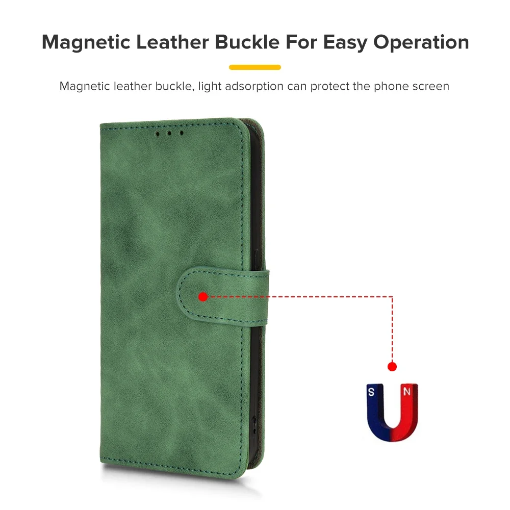 For Huawei Nova 11i Case Skin Feel Leather Magnetic Flip Cover Huawey Nova11i 11 I i11 4G MAO-LX9 Wallet Card Stand Fundas Coque