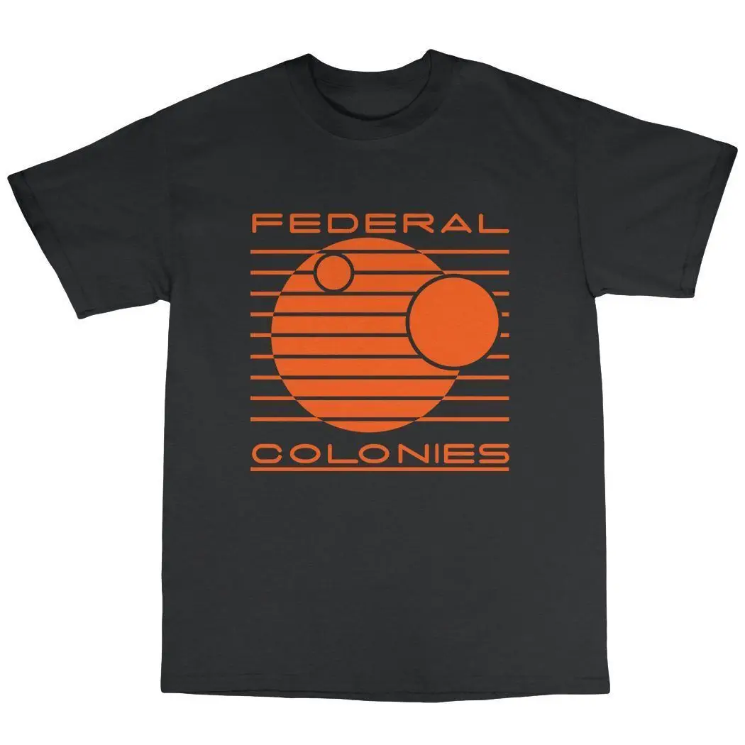 Federal Colonies Total Recall Inspired T Shirt 100 Cotton Arnie Sci Fi