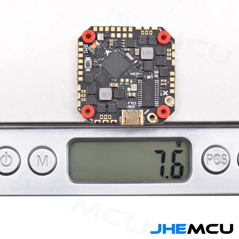 GHF411AIO-BMI 40A F4 F411 + BMI270 Controllore di volo BLHELIS 40A 4in1 Velocità ESC AIO 5V 10V BEC OSD 2-6S 25,5mm per stack