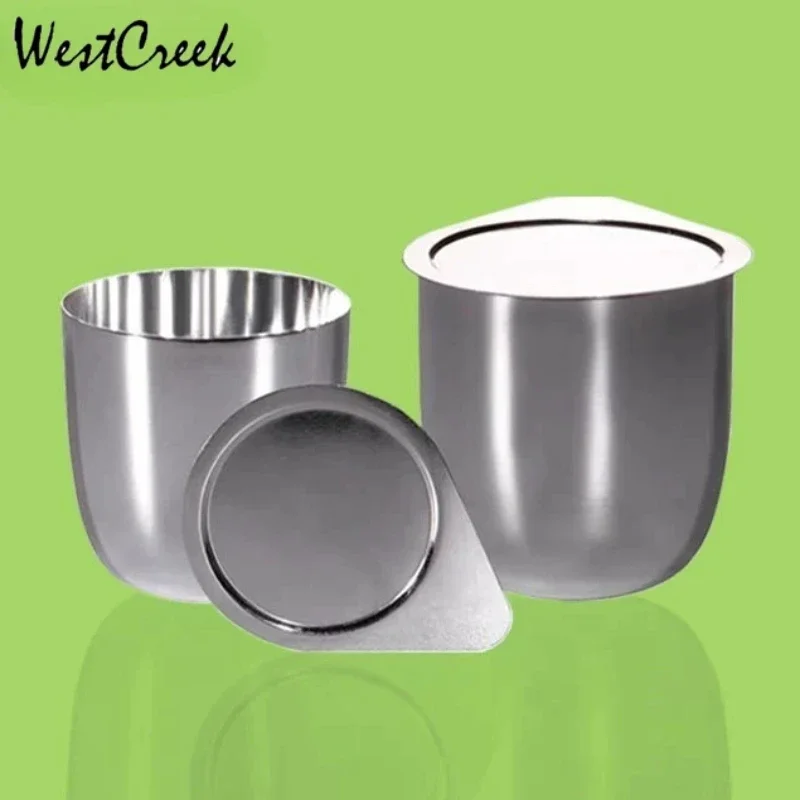 WESTCREEK 30ml 50ml nickel crucible with cover Alkali resistance and corrosion resistance Ni Co Cauldron NI pot