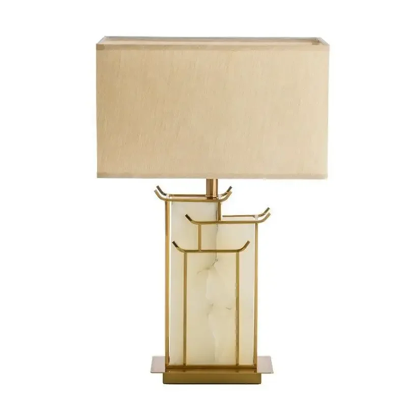 New modern marble creative decoration simple living room bedroom study bedside table antique lamp