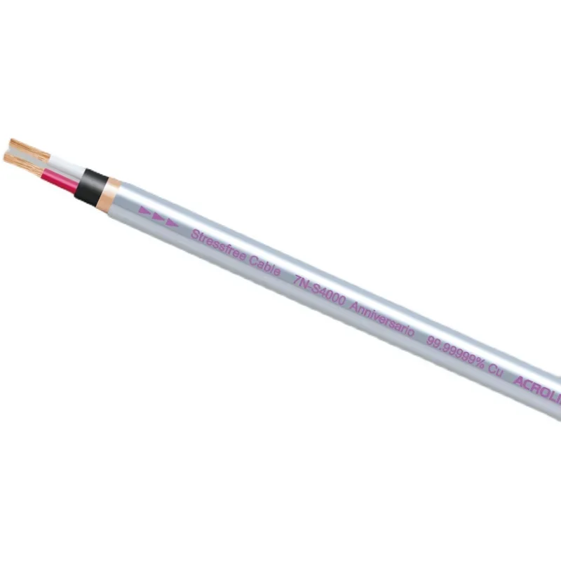 Original Japanese ACROLINK 7N-S4000 Single Crystal Copper Horn Wire Scatter 30th Anniversary Edition