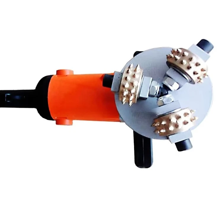 

Портативный электрический скраббер 220В, ручной, трехголовочный, для обработки бетона, для тоннелей, низких стен, цементных полов, дорожных покрытий