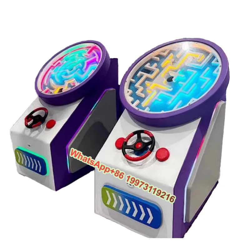 

Customizable Amusement Park Children's Game Funny Mini Gravity Round 3D Puzzle Reaction Ball Track Bead Maze Toy