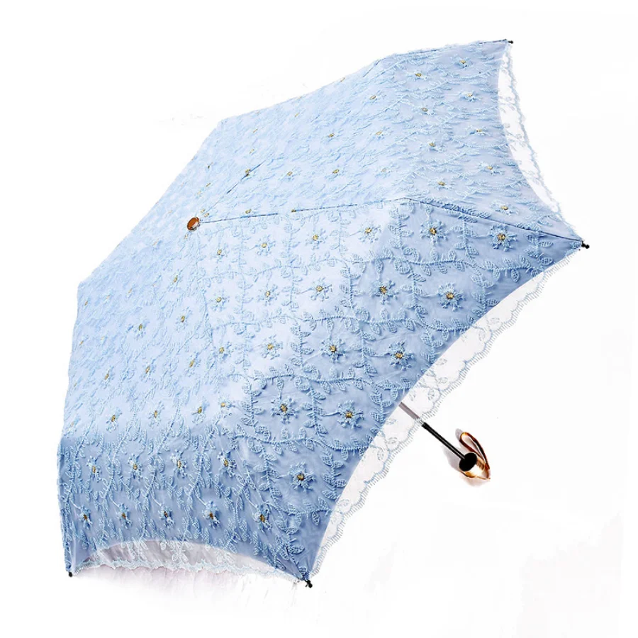 

Girl Umbrella Parasol Automatic Luxury Lace Automatic Umbrella Visor Uv Big Girly Double Layer Aesthetic Guarda Chuva Umbrellas