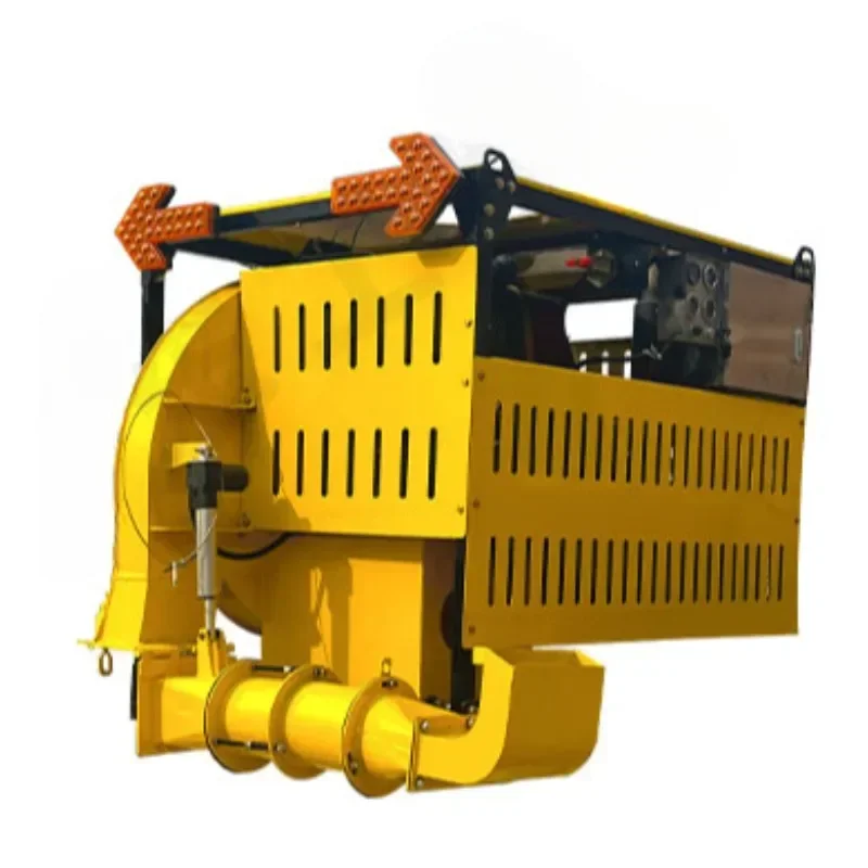 Vehicle mounted high power road dust removal blower highway snow removal machine