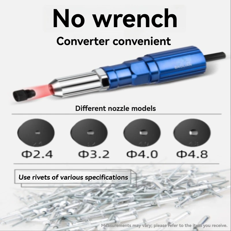 Riveting Machine, Electric Rivet Gun Adapter Riveting Tools, Home Riveting Machine, For Electric Drills
