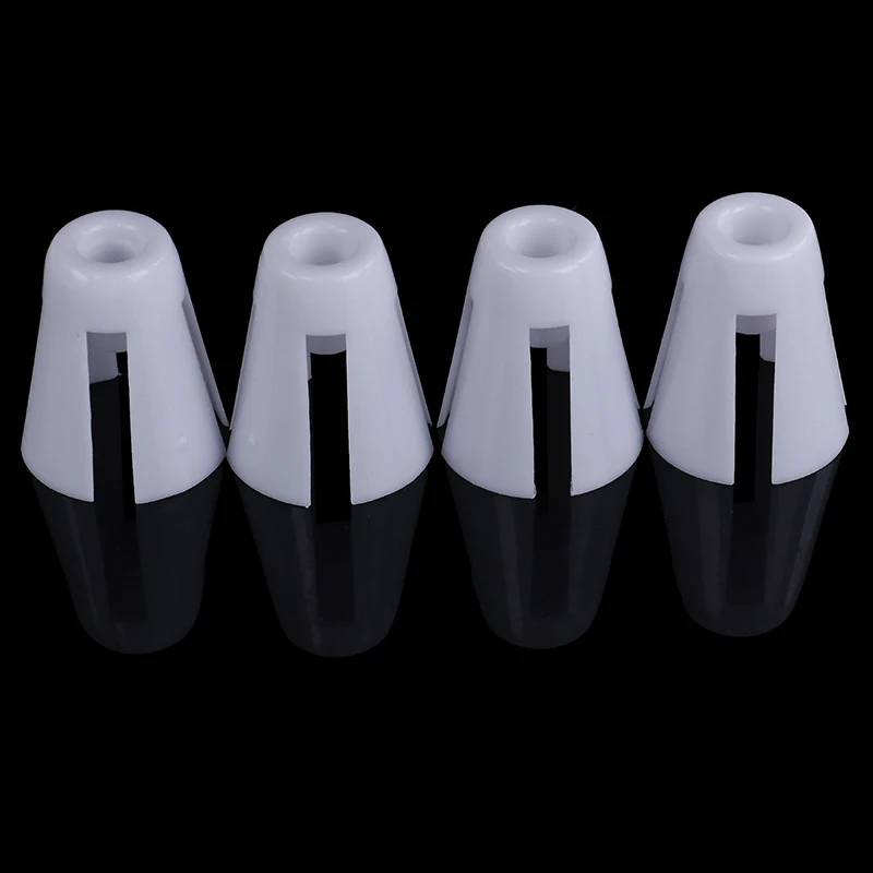 4pcs/Set Thread Spool Cone Holder Overlocker Serger Sewing Durable Plastic White Sewing Tool Accessories 3.2cm X 3.8cm
