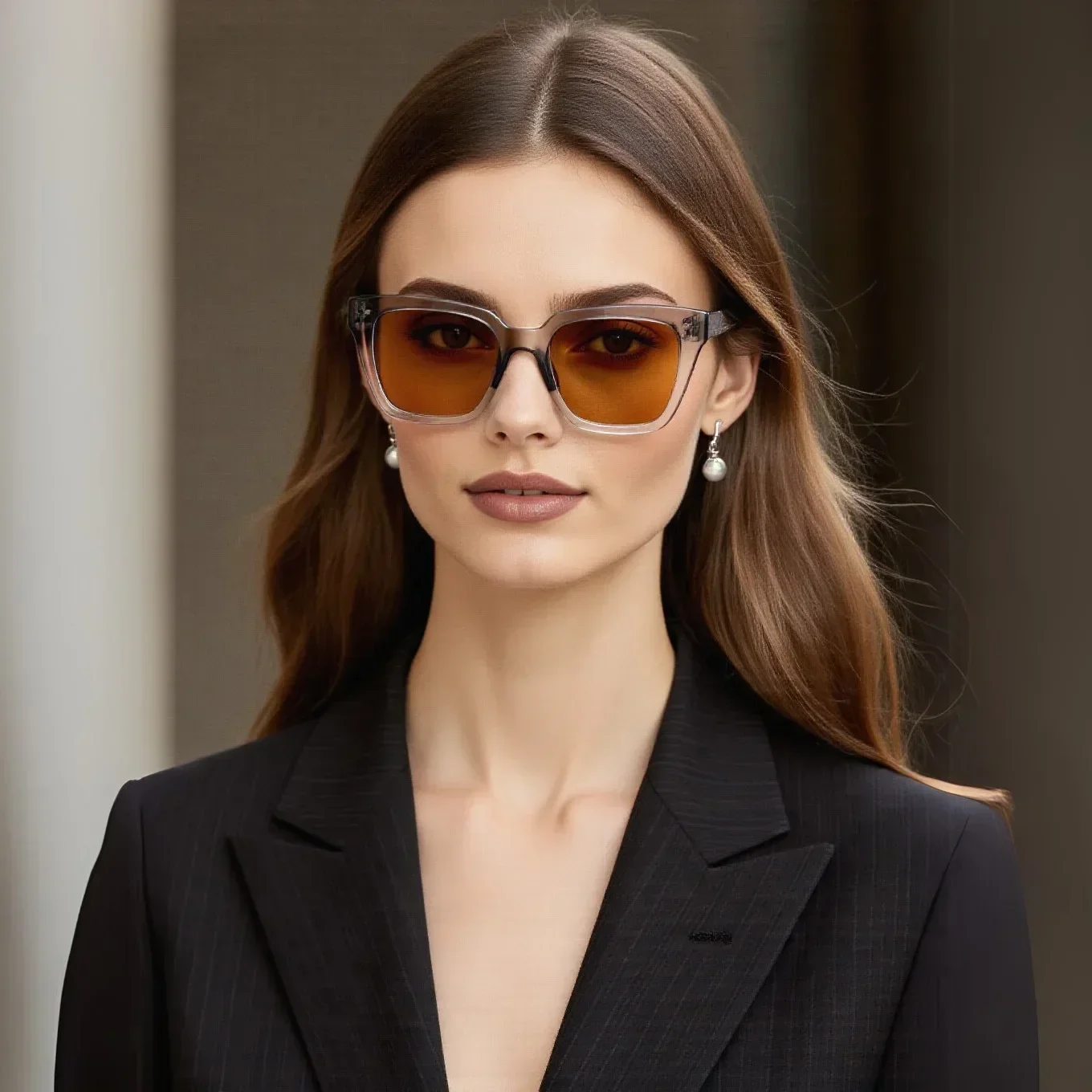 

High end sunglasses, women's square sunglasses, men's fashionable sunglasses