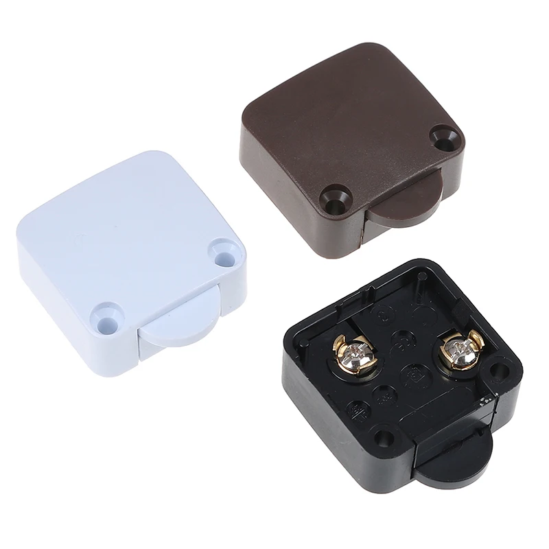 1PCS 202A Automatic Reset Switch Wardrobe Cabinet Light Switch Door Control Switch