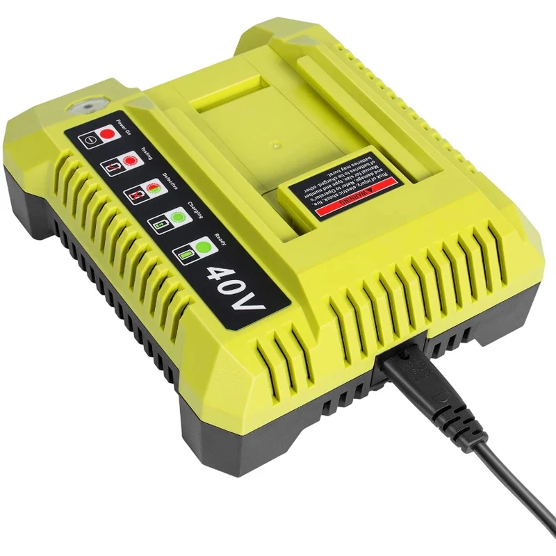 

40V Charger for Ryobi OP401 Lithium-Ion Battery Charger For OP4050A OP4015 OP4026 OP4030 OP4040 OP4050 OP400A OP403A ZROP401