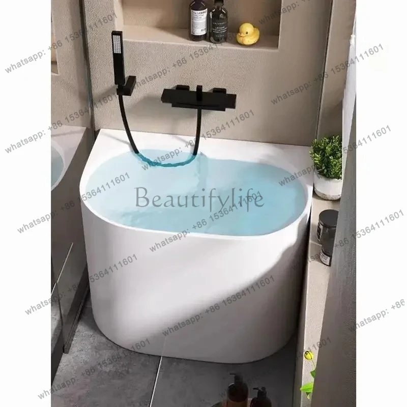

yj7 Bidet mobile in acrilico per vasca da bagno giapponese indipendente indipendente per piccole famiglie