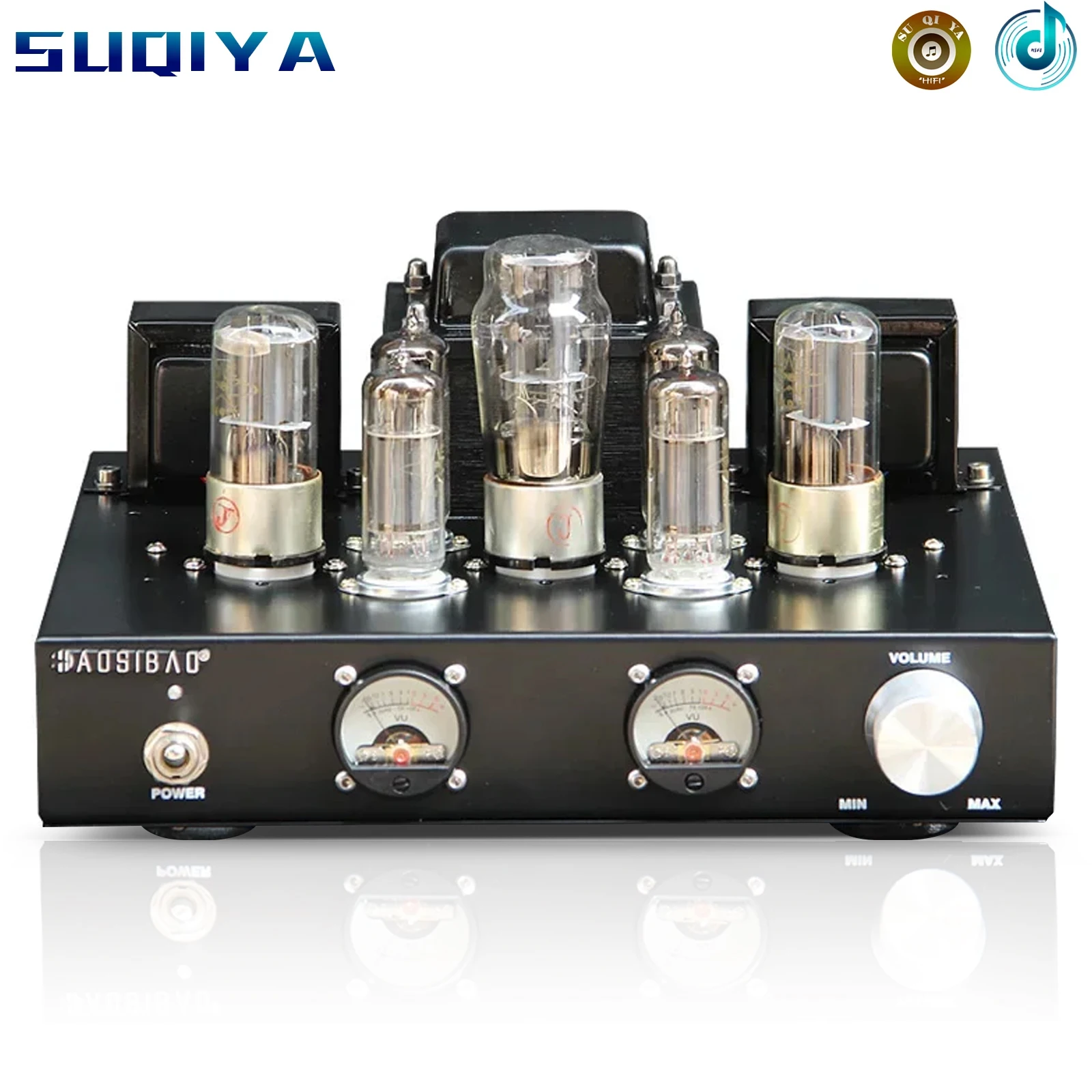 

6.8w*2 6p1 Vacuum Tube Amplifier Headphone Amplifier High Power Low Noise Vu Meter Sound Warm Sweet Class A Amplifier Audio