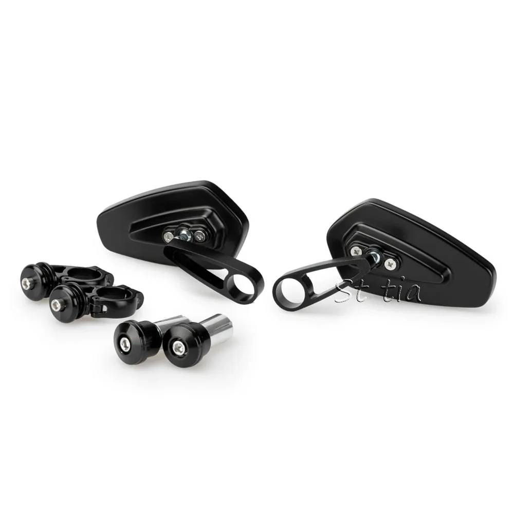 360 °   قابل للتعديل مرآة الرؤية الخلفية الألومنيوم دراجة نارية العالمي مرايا الرؤية الخلفية لهوندا CB650R CB 650 R CB 650R 2021 2022 2023 #2