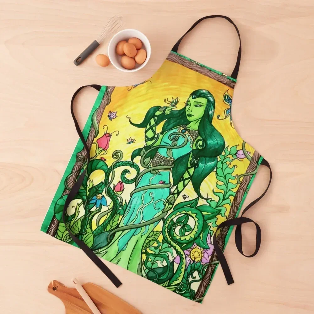 

Spring princess Apron cooks clothes Kitchen Tools Accessories Beauty Apron