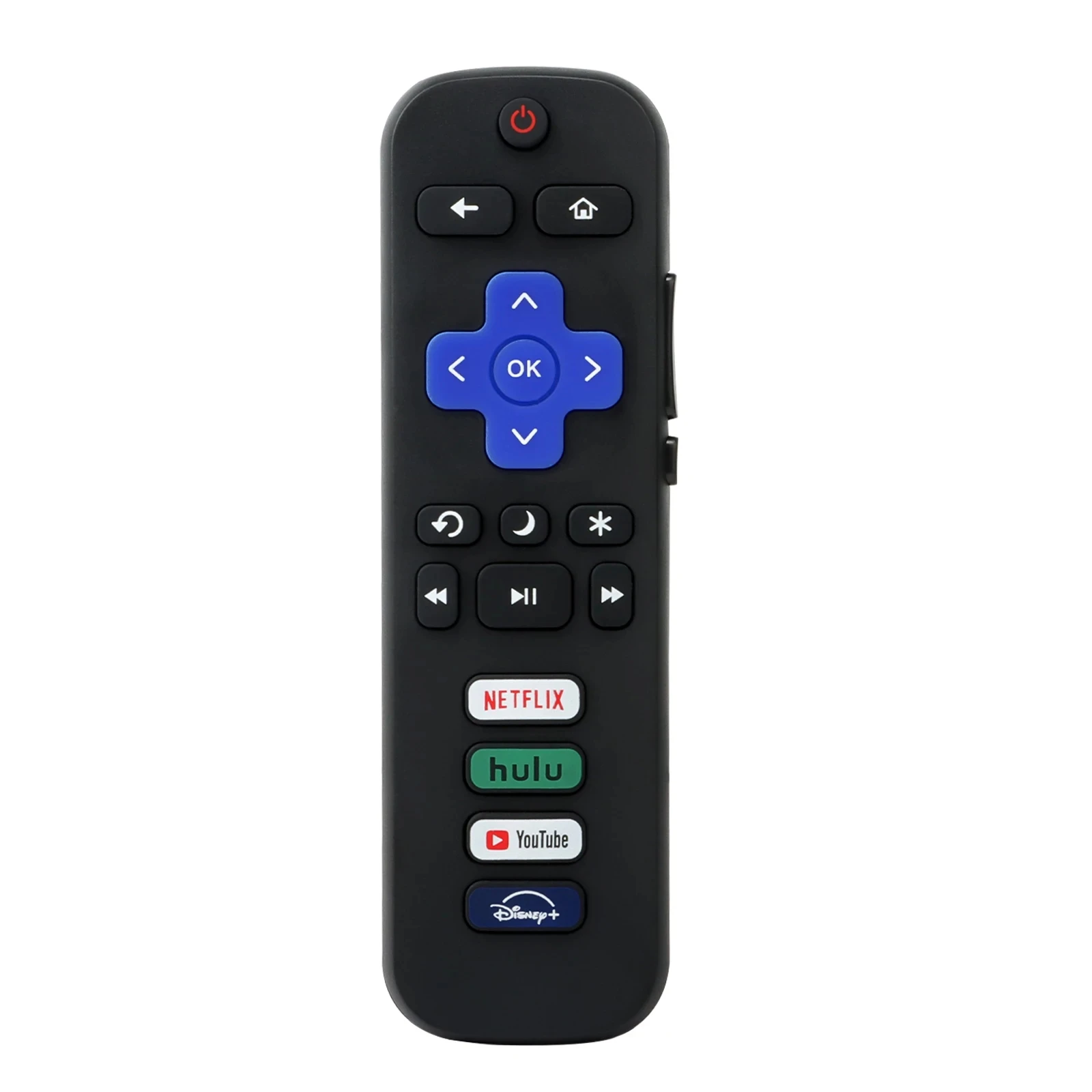 Universal Remote Control Use for Roku TV Controller with Shortcut Buttons Replacement Directly Use