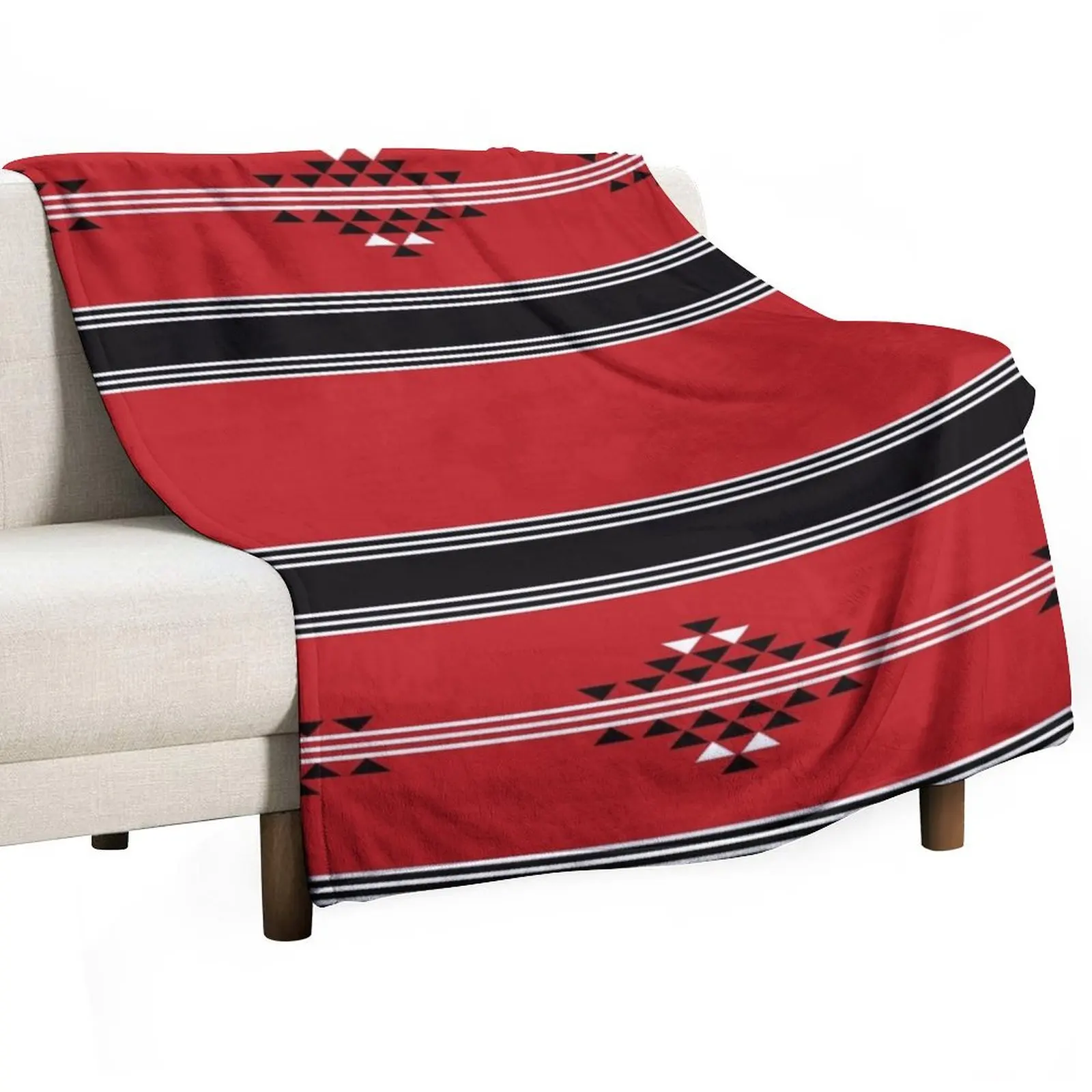 

Sadu Fabric Design - Geometric Pattern Throw Blanket Soft Plaid warm winter Decorative Sofas Luxury Throw Blankets
