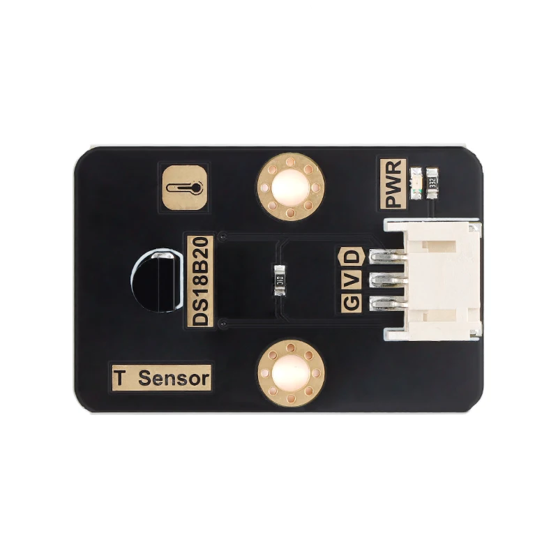 Módulo de Sensor de temperatura Digital DS18B20 T, interfaz de PH2.0-3p de comunicación de un solo bus de 3,3/5V para Arduino Stm32 ESP32, 2 uds./1 ud.