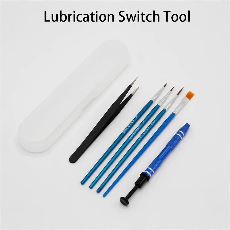 Mechanical Keyboard Switch Tool Lubrication Pen Lube Brush Tweezers CNC Metal Stem Picker Custom Cherry Kailh Box Gateron Jwick