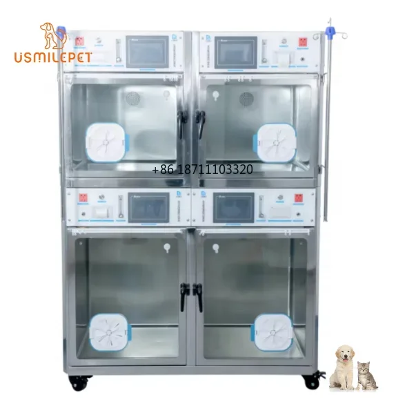 USMILEPET Veterinary Clinic Animal Care Warm Cage Large Combination Pet ICU Veterinary For Saving The Lives Of Animal