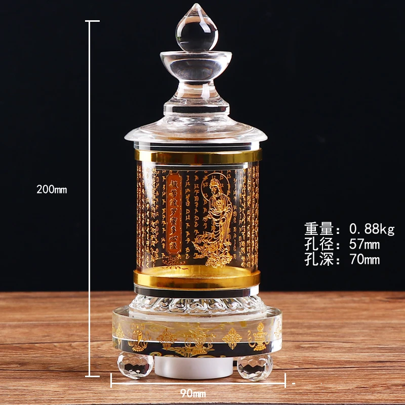 2023  Buddhism Altar Sacred Sarita stupa buddha GUAN YIN Pagoda tower HOME Buddhist shrine talisman Mantra crystal Manna bottle