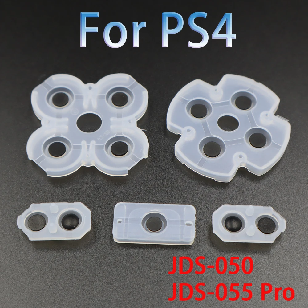 1 ชุดคุณภาพสูง LR Conductive ยางสําหรับ PS4 JDM001 JDM030 JDM055 Controller ปุ่ม Contact ยางเปลี่ยน