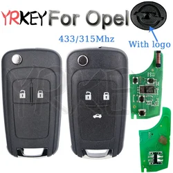 Car Remote Control Key for Opel Astra H Corsa D Vauxhall Meriva B Vectra C G4-AM433TX Smart Remote Key 315Mhz 433Mhz Car Key