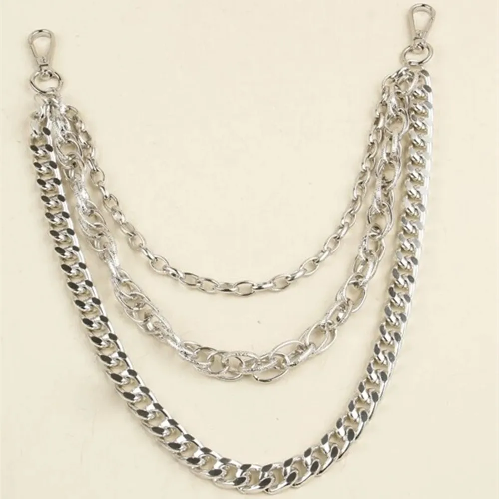 Mehrschichtige Kette Retro beliebte Hip-Hop europäischen und amerikanischen Schmuck Taillenkette heiße Mädchen trendige vielseitige Hosenkette