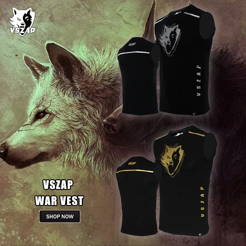 Koszulka VSZAP Muay Thai bez rękawów męska koszulka bokserska MMA elastyczna walka Kickboxing sztuki walki siłownia Tank Top treningowy