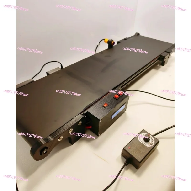 20×100CM Electric Intelligent Mini Conveyor Belt Speed Adjustable Forward and Reverse Mini Production Line Friction Test Device