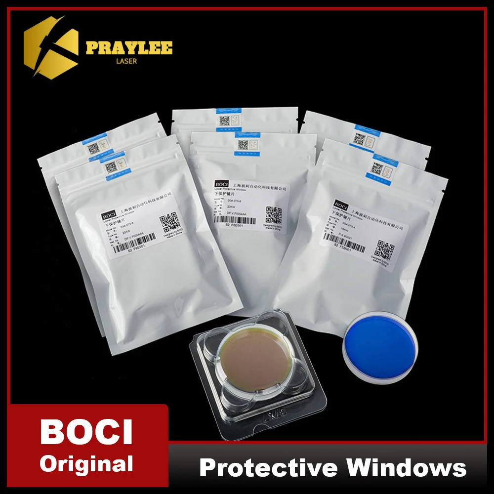 

Original BOCI Laser Protective Windows 21.5x2 25.4x4 35x4 15KW 20KW 30KW 40KW Laser Ceramic Screw Fiber Laser Cutting