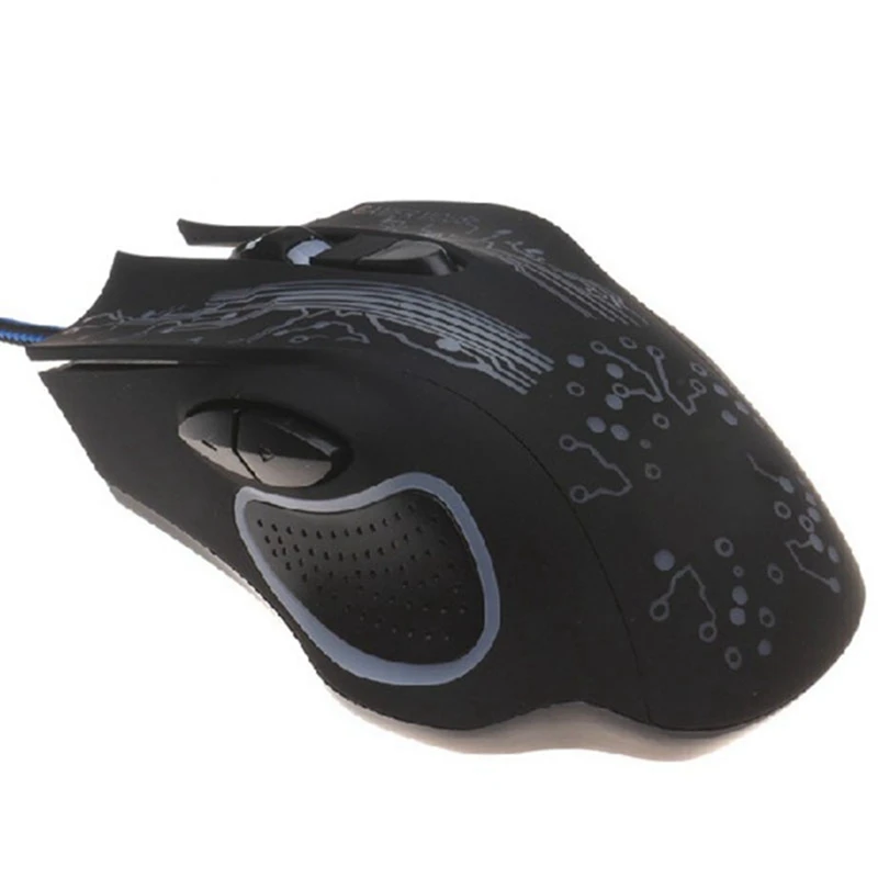 1ชิ้นตัวจัดการสายไฟที่หนีบสายเคเบิ้ล & ตัวยึดสายเมาส์แบบมีสาย1ชิ้นเมาส์สำหรับเล่นเกมส์แบบเงียบ