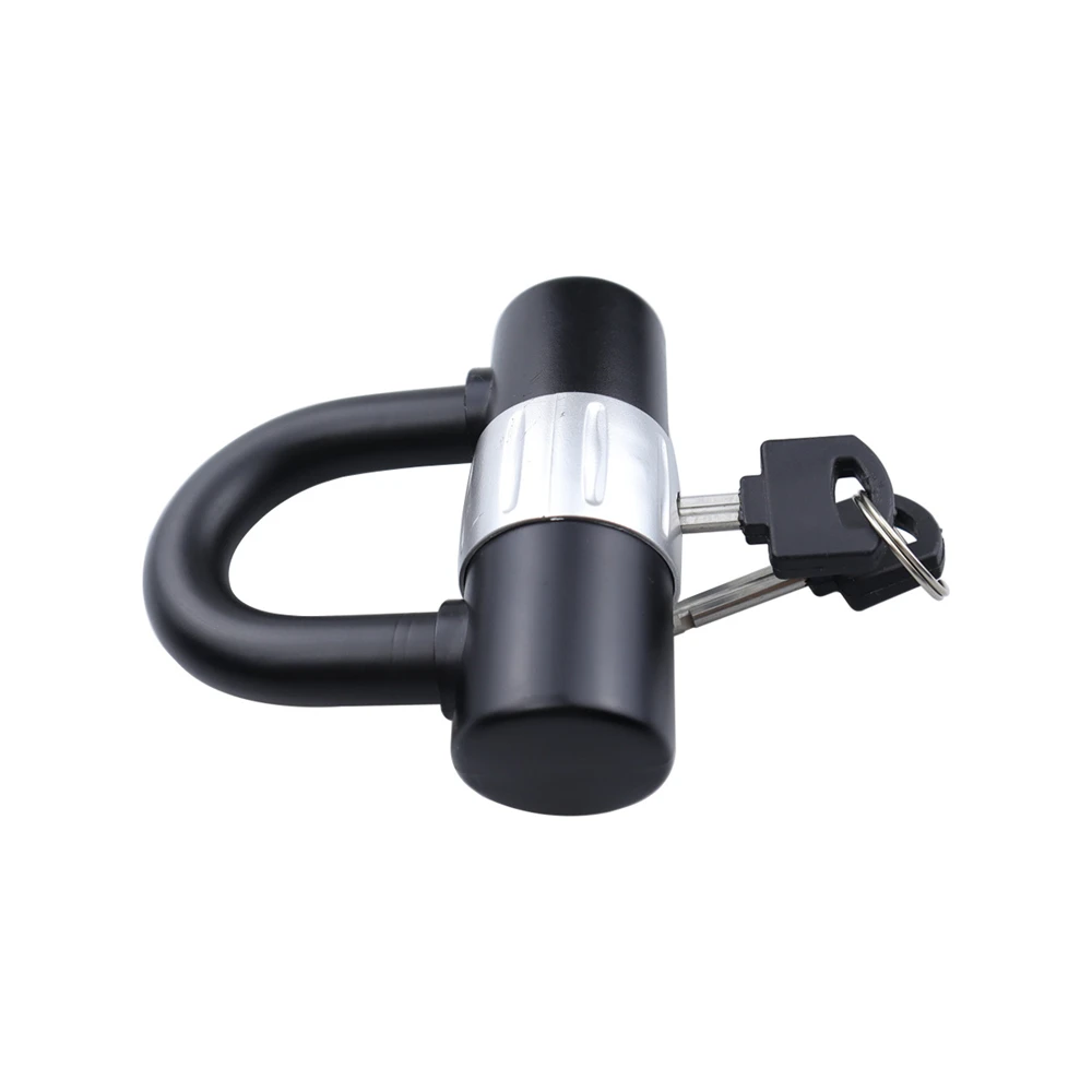 For Moped Scooter Outdoors Bike U Lock 16mm Heavy Duty U Lock Motorcycle U Lock Bicycle Lock Dics Lock with 2Keys Security