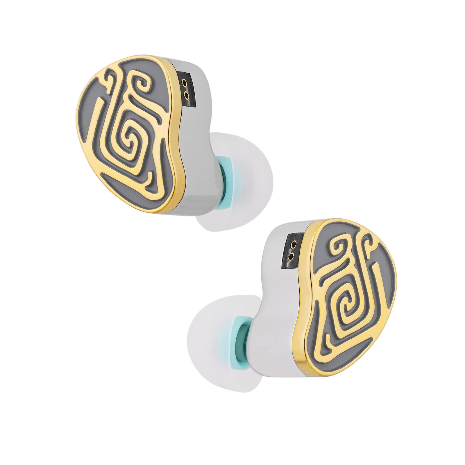 Tigerism Dragonfly 16 Earphone Monitor In-Ear Driver Angker Seimbang dengan Kabel Perak Monokristalin 6-Core