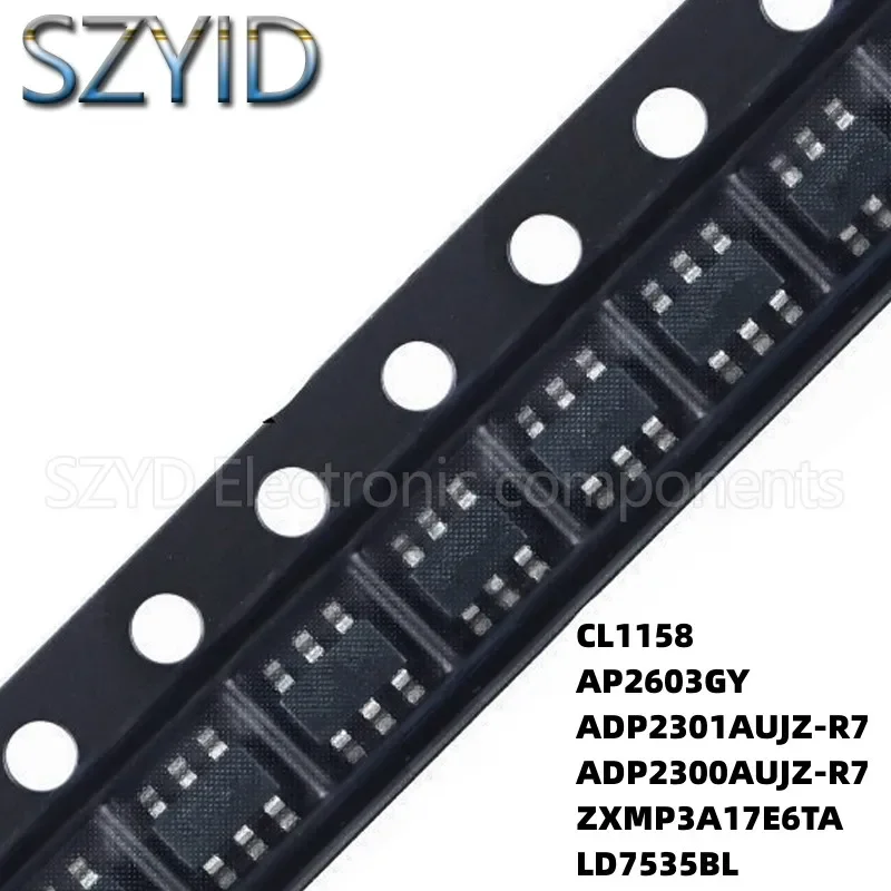 

100PCS SOT23-6 CL1158 AP2603GY ADP2301AUJZ-R7 ADP2300AUJZ-R7 ZXMP3A17E6TA LD7535BL