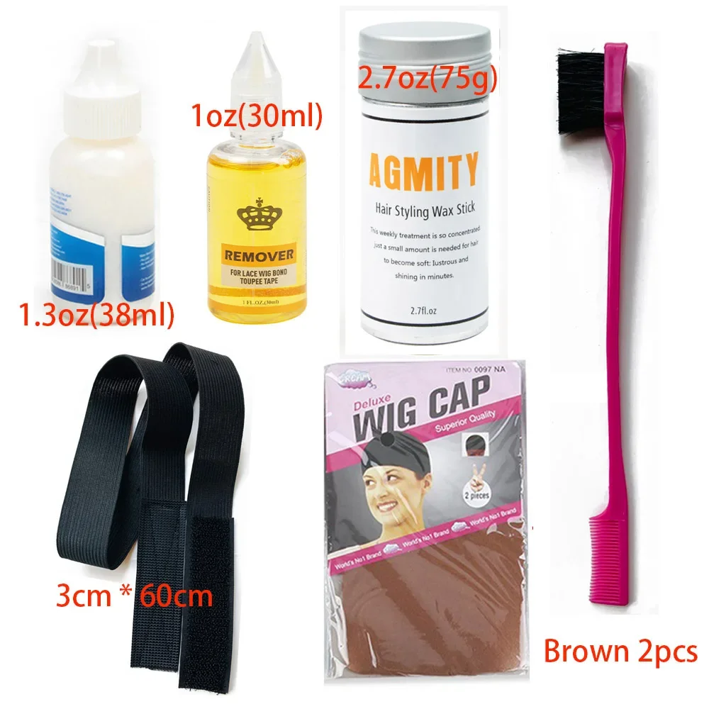 Wig Care Kit with Adhesive Glue and Mousse