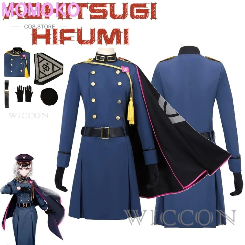 

Hypnosis Microphone Aohitsugi Hifumi One Character The Deputy Director And The Party of Words Cosplay Costume Anime Full Of Suit