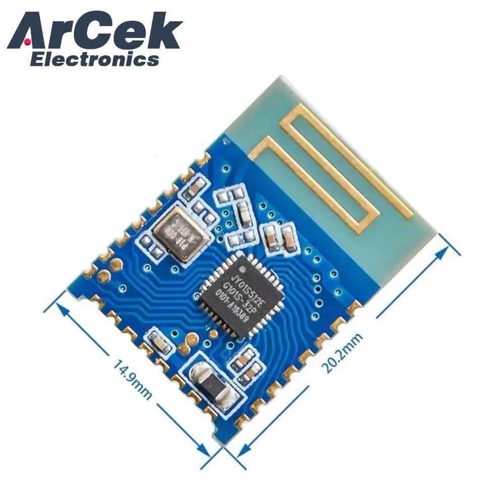 JDY-19 Ultra Low Power BLE4.2 Módulo, 2.4GHz Transmissão Transparente, JDY 19 BLE 4.2 Porta Serial