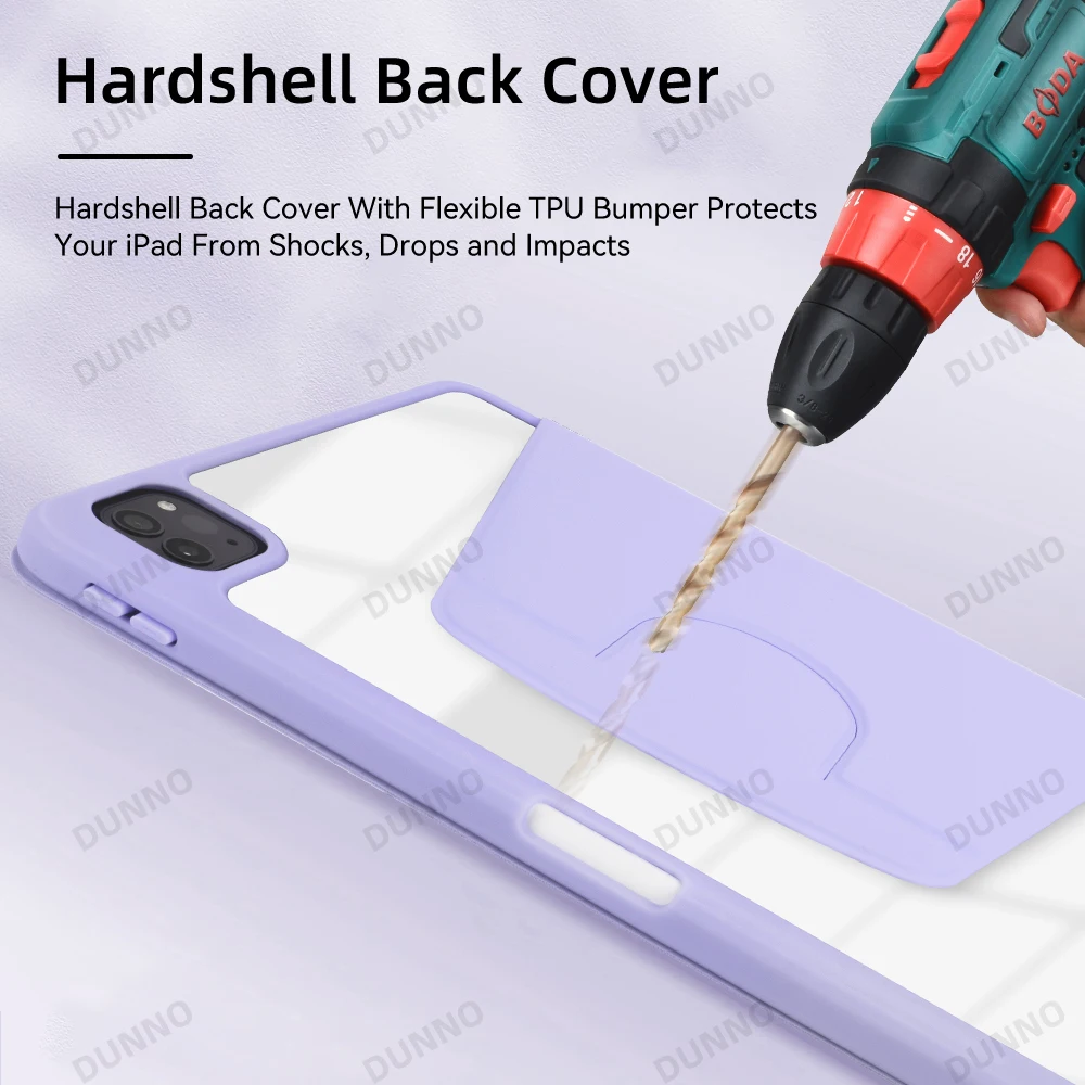 لباد 360 °   حافظة دوران لهاتف 2024 Air 11 13 M2 Pro 11 13 M4 Air 4 5 10.9 iPad 7/8/9/10th Generation Mini 6 حافظة تابلت