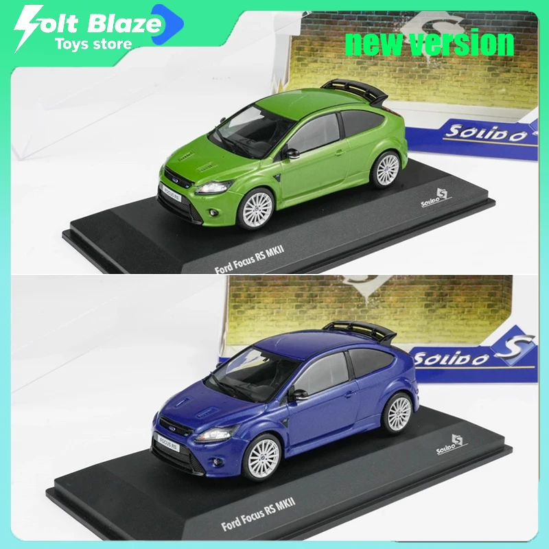 

Solido 1/43 Ford Focus MKII RS 2010 Diecast Alloy Car Model Room Display Model Simulation Collectible Cars Boy Birthday Toy Gift